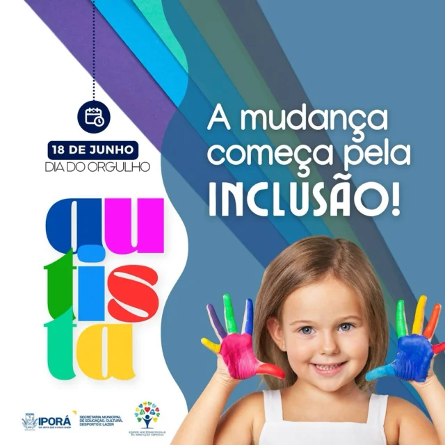 Hoje, 18 de junho, celebramos o Dia do Orgulho Autista! 🧩💙  A mudança começa pela inclusão e pelo respeito! Vamos juntos promover um mundo mais acolhedor para todos, onde cada pessoa possa ser valorizada por quem realmente é. 💛💜   #OrgulhoAutista #Inclusão #Respeito #Diversidade #Autismo #diadoorgulhoautista