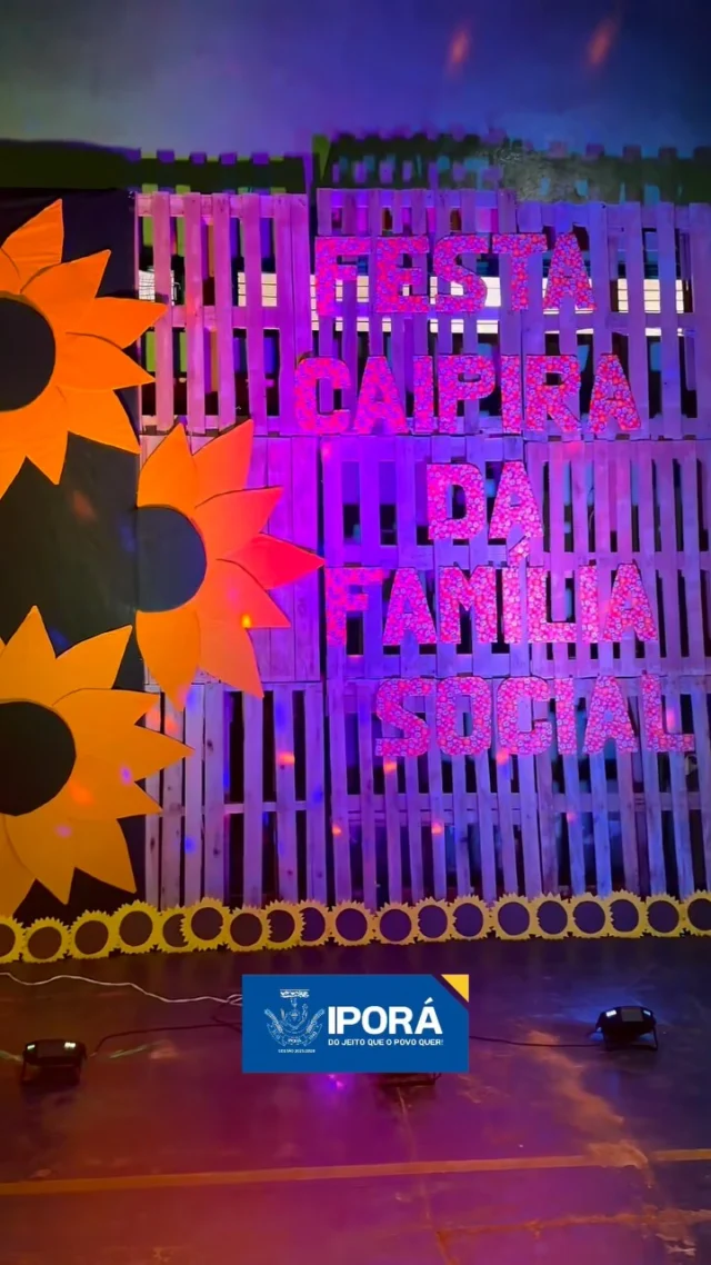 Arraiá da Alegria e Solidariedade!  A Festa Caipira da Assistência Social foi um verdadeiro sucesso! Comidas típicas, quadrilha, música boa e muita animação marcaram essa noite especial, que celebrou a cultura junina com muito carinho e inclusão.  Foi um momento de união, sorrisos e valorização das nossas tradições, promovido com amor pela equipe da Assistência Social e com o apoio da Prefeitura de Iporá.  Agradecemos a todos que participaram e fizeram desse arraiá um evento inesquecível! ✨💃🏽🕺🏽 Que venham os próximos! 🌾🙌🏽  #PrefeituraDeIporá #FestaJunina #AssistênciaSocial #ArraiáDoBem #TradiçãoEAmor #IporáGO
