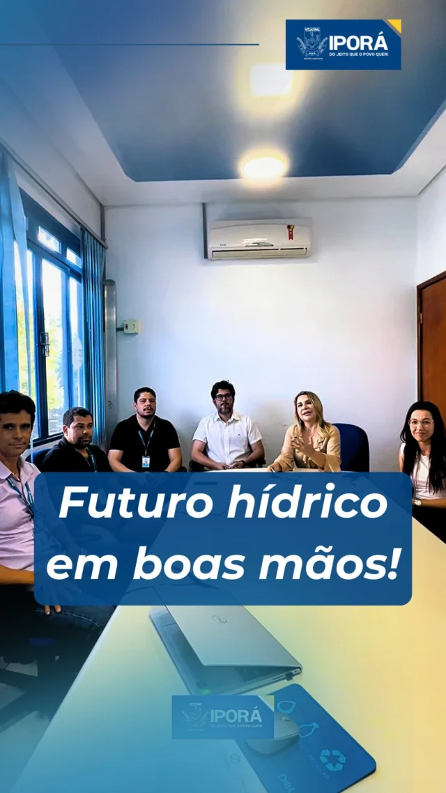 A Prefeitura de Iporá segue em busca de soluções para a questão hídrica do município.  Nesta semana, a prefeita Maysa esteve em Goiânia para uma importante reunião com a equipe técnica da Saneago, reafirmando o compromisso com a população e cobrando agilidade nas ações em andamento.  Atualmente, estão em execução as obras de captação de água do manancial Santa Marta — uma iniciativa fundamental para resolver, de forma definitiva, os desafios no abastecimento de água em Iporá.  A Prefeitura de Iporá trabalha com responsabilidade, planejamento e parceria para garantir qualidade de vida e segurança hídrica para todos os iporaenses.  #PrefeituraDeIporá #IporáAvançandoACadaDia #ÁguaParaTodos #SantaMarta #CaptaçãoDeÁgua #Saneago #CompromissoComIPorá