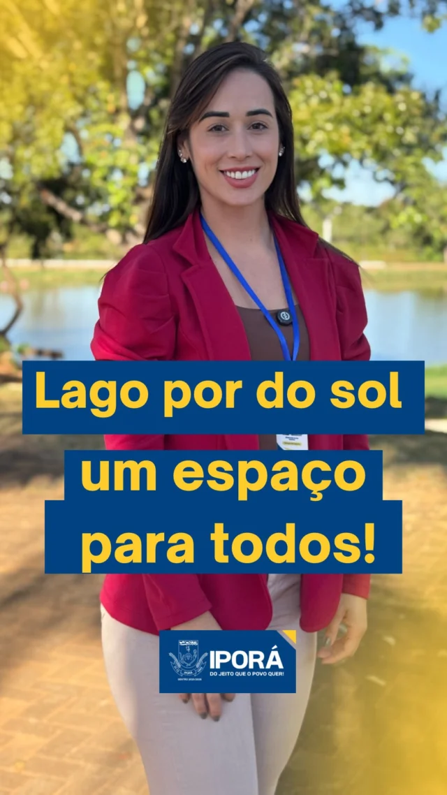 Lago Pôr do Sol: um espaço para todos!  O Lago Pôr do Sol é um dos lugares mais lindos e queridos de Iporá — e ele é de todos nós! 💛 Aqui, nossa comunidade encontra lazer, esporte e momentos especiais com a família e os amigos.  A quadra de esportes do Lago está disponível para toda a população, e já temos planos de revitalização para trazer mais segurança, conforto e atrativos para todos. 🏀✨  Queremos ver cada família de Iporá aproveitando e cuidando desse espaço tão especial. O Departamento de Esportes está sempre à disposição para ouvir sugestões e atender às necessidades da população.  E, em caso de qualquer ocorrência, acione imediatamente as autoridades competentes, como o Corpo de Bombeiros 🚒 ou a Polícia Militar 🚔.  Vamos juntos manter o Lago Pôr do Sol como um ponto de encontro saudável, seguro e especial para toda a nossa cidade. 🤝🌳  Telefones para contato:  Kenia - secretária de educação, cultura, desporto e lazer: (64) 99264-6968  Zenia Alves - diretora de esportes: (64) 99305-2183  Polícia: 190   Corpo de bombeiros: 193 #Iporá #LagoPôrDoSol #EsporteELazer #PrefeituraDeIporá #CuidandoDaNossaCidade #EsporteParaTodos #LazerEmFamília #VemProLago #IporáGO #Revitalização #Segurança #QualidadeDeVida