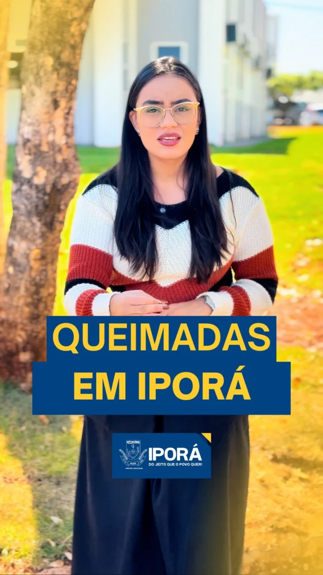 QUEIMADA É CRIME!  Queimar lixo, folhas secas ou qualquer tipo de resíduo em áreas urbanas não é apenas um ato irresponsável — é crime previsto na Lei de Crimes Ambientais (Lei nº 9.605/1998).  Além de provocar poluição e destruir o meio ambiente, as queimadas colocam vidas em risco e podem causar graves problemas de saúde pública, como crises respiratórias, agravamento de doenças crônicas e internações hospitalares.  Nesta época do ano, com clima seco e ventos fortes, um pequeno foco de fogo pode se transformar rapidamente em um grande incêndio, destruindo áreas inteiras e colocando em risco pessoas, animais e patrimônios.  💡 Lembre-se: provocar queimadas é passível de multa e até prisão. ❌ Não coloque fogo em terrenos, pastos, lixos ou quintais. 📞 Denuncie!   Prefeitura de Iporá: (64) 9314-2491  Corpo de Bombeiros – Ligue 193 para incêndios em áreas urbanas, florestas ou rurais. Eles são o órgão especializado para combater incêndios.  Polícia Militar – Se houver suspeita de incêndio criminoso, ligue para 190 e informe o ocorrido.  Prefeitura de Iporá – Secretaria do Meio Ambiente  #QueimadaÉCrime #MeioAmbiente #Iporá #PrefeituraDeIporá