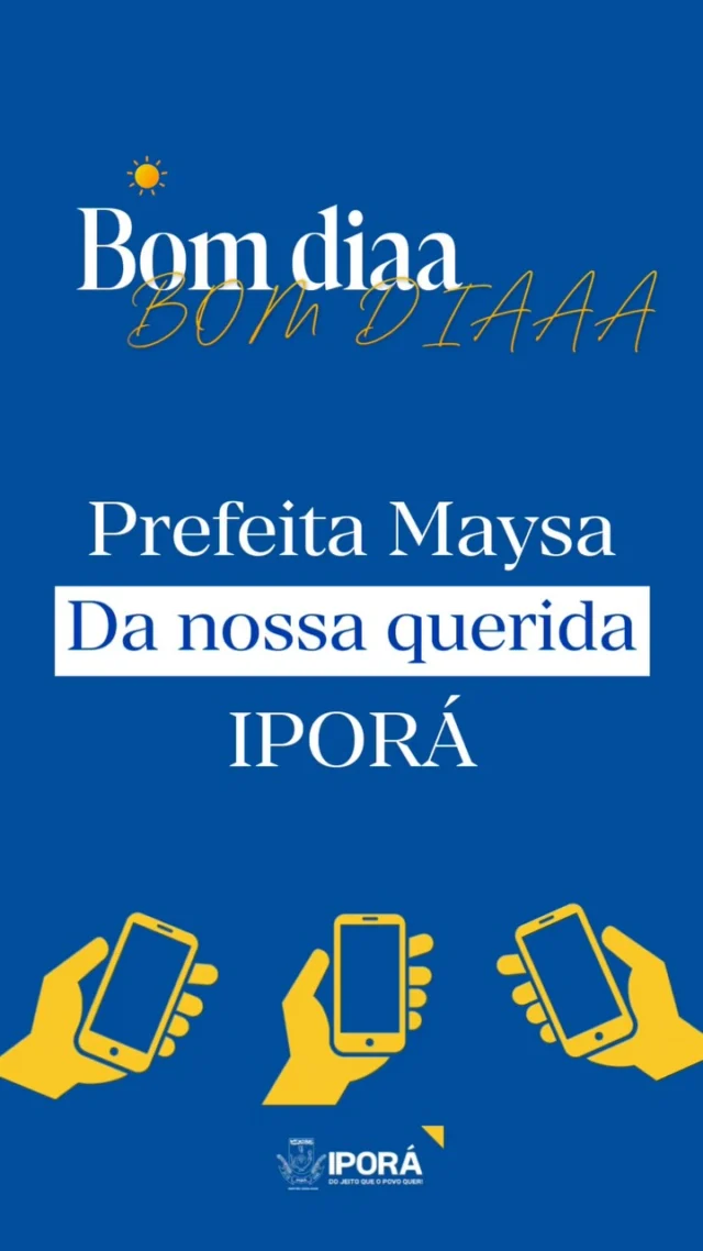 🌞 Bom dia, Prefeita!  Hoje, no nosso novo quadro, recebemos a Marli Gomes, moradora do setor Novo Horizonte I. Ela aproveitou a manhã para conversar com a prefeita Maysa e tirar dúvidas sobre a Avenida Arapongas.  Com atenção e compromisso, a prefeita respondeu às perguntas, esclarecendo as ações que já estão em andamento e os próximos passos para a região.  📢 É assim que seguimos, juntos, ouvindo a comunidade e trabalhando por uma Iporá cada vez melhor!