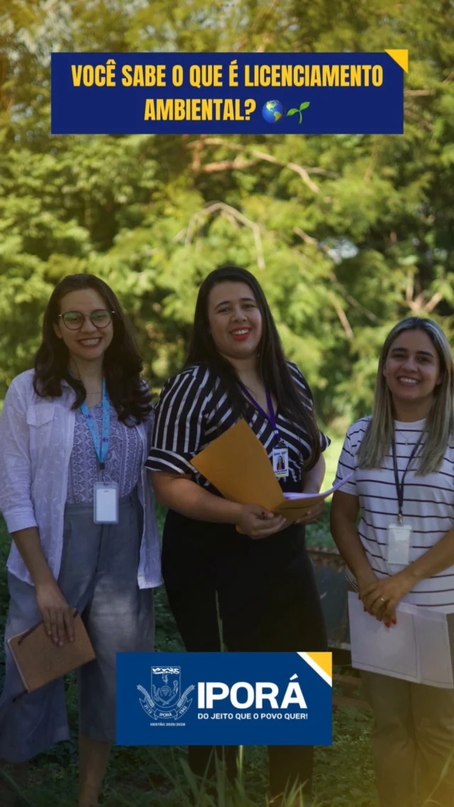 🌱 VOCÊ SABE O QUE É LICENCIAMENTO AMBIENTAL? 🌎  O licenciamento ambiental é um instrumento legal utilizado para garantir que empreendimentos e atividades potencialmente poluidoras funcionem de forma responsável, respeitando o meio ambiente.  📄 A Secretaria Municipal de Meio Ambiente e Desenvolvimento Sustentável (SEMMADES), autoriza acompanha e fiscaliza a instalação e operação das empresas, obras e serviços que possam causar impacto ambiental.  🔍 Existem três principais fases: 1️⃣ Licença Prévia (LP) – avalia a viabilidade ambiental do projeto. 2️⃣ Licença de Instalação (LI) – autoriza o início das obras ou da implantação. 3️⃣ Licença de Operação (LO) – permite que o empreendimento entre em funcionamento.  ✅ O objetivo é promover o desenvolvimento sustentável, conciliando progresso econômico com a preservação dos recursos naturais e a qualidade de vida da população.  📢 Empreender com responsabilidade ambiental é cuidar do futuro! ➡️ Em caso de dúvidas, procure a Secretaria de Meio Ambiente e Desenvolvimento Sustentável – SEMMADES.  #LicenciamentoAmbiental #Sustentabilidade #MeioAmbiente #ResponsabilidadeAmbiental #GestãoAmbiental #DesenvolvimentoSustentável