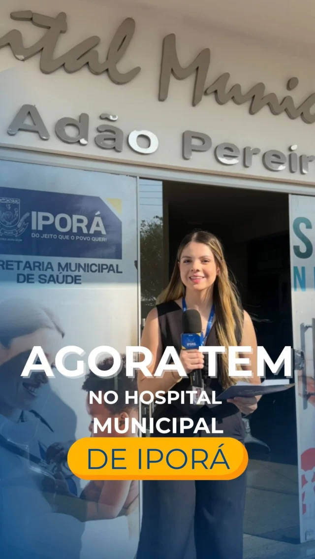 🩺 Agora tem em Iporá!  O Hospital Municipal de Iporá ampliou o atendimento e conta com quatro novas especialidades médicas para cuidar ainda melhor da nossa população. 🏥💙  👩‍⚕️ Neuropediatria 👂 Otorrinolaringologia 🧬 Endocrinologia 👵 Geriatria  Mais profissionais, mais cuidado e mais qualidade no atendimento. Porque em Iporá, saúde pública é prioridade e o compromisso da gestão é garantir serviços cada vez mais acessíveis e de qualidade para toda a população.  #Saúde #HospitalMunicipal #PrefeituraDeIpora #MaisCuidado #TrabalhoQueCuida