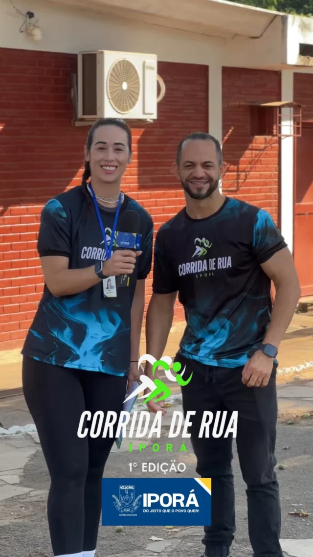 🏃‍♂️✨ Vem aí a 1ª Corrida de Rua de Iporá! ✨🏃‍♀️  No dia 16 de novembro, a partir das 07h da manhã, no Lago Pôr do Sol, vamos viver juntos essa experiência incrível de esporte, saúde e superação! 💪🌅  As inscrições já estão abertas! 🔥 Garanta sua vaga e venha fazer parte dessa grande estreia!  👉 Não fique de fora, convide os amigos e participe!  #CorridaDeRuaIporá #EsporteÉVida #Saúde #Superação #Iporá
