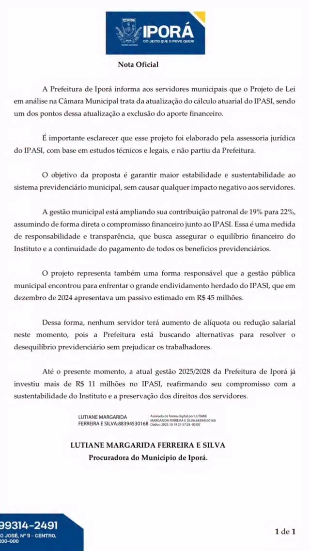 ⚠️NOTA OFICIAL⚠️